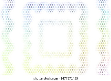 Light background with bubbles. Modern abstract illustration with colorful water drops. Design for poster, banner of websites.