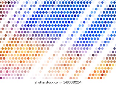 Light background with bubbles. Modern abstract illustration with colorful water drops. Pattern for textures of wallpapers.