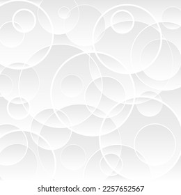 Light background with circles and gradient. Abstract vector pattern.
