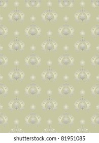 Light background to the composition of oriental ornament.