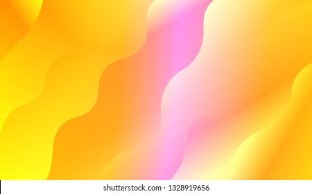 Light background with curved shapes. Vector wave pattern. Futuristic wavy backdrop. Colorful in abstract marble style with gradient. Contrast Gradient.
