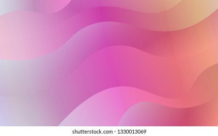 Light background with curved shapes. Vector wave pattern. Futuristic wavy backdrop. Colorful in abstract marble style with gradient. Contrast Gradient.