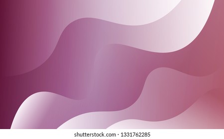Light background with curved shapes. Vector wave pattern. Futuristic wavy backdrop. Colorful in abstract marble style with gradient. Gradient.
