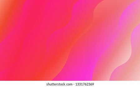Light background with curved shapes. Vector wave pattern. Futuristic wavy backdrop. Colorful in abstract marble style with gradient. Contrast Gradient.