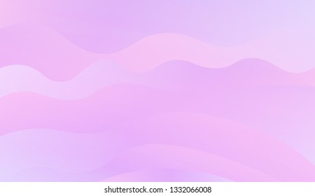 Light background with curved shapes. Vector wave pattern. Futuristic wavy backdrop. Colorful in abstract marble style with gradient. Contrast Gradient.