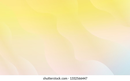 Light background with curved shapes. Vector wave pattern. Futuristic wavy backdrop. Colorful in abstract marble style with gradient. Contrast Gradient.