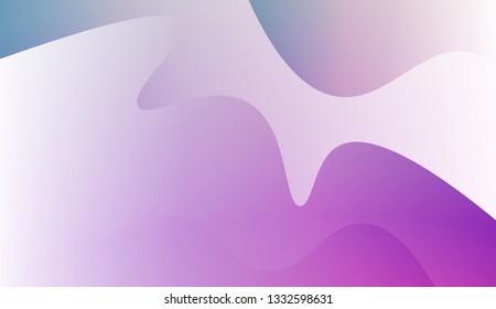 Light background with curved shapes. Vector wave pattern. Futuristic wavy backdrop. Colorful in abstract marble style with gradient. Gradient.