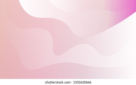 Light background with curved shapes. Vector wave pattern. Futuristic wavy backdrop. Colorful in abstract marble style with gradient. Gradient.