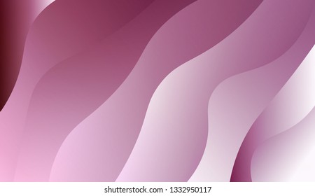 Light background with curved shapes. Vector wave pattern. Futuristic wavy backdrop. Colorful in abstract marble style with gradient. Gradient.
