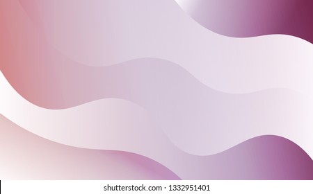 Light background with curved shapes. Vector wave pattern. Futuristic wavy backdrop. Colorful in abstract marble style with gradient. Gradient.