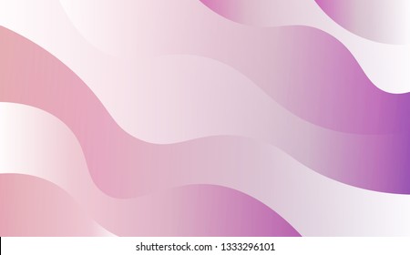 Light background with curved shapes. Vector wave pattern. Futuristic wavy backdrop. Colorful in abstract marble style with gradient. Gradient.