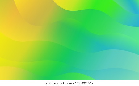 Light background with curved shapes. Vector wave pattern. Futuristic wavy backdrop. Colorful in abstract marble style with gradient. Contrast Gradient.