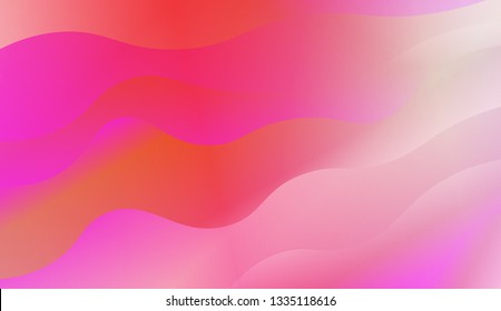 Light background with curved shapes. Vector wave pattern. Futuristic wavy backdrop. Colorful in abstract marble style with gradient. Contrast Gradient.