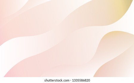 Light background with curved shapes. Vector wave pattern. Futuristic wavy backdrop. Colorful in abstract marble style with gradient. Gradient.