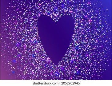 heller Hintergrund. Disco-Element. Webpunk-Folie. Unscharfe Weihnachtsdekoration. Rosa Retro Textur. Hologramm-Falten. Irisierter Glitter. Fliegende Kunst, violetter heller Hintergrund