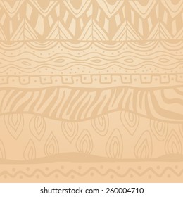 Light background with ethnic ornament