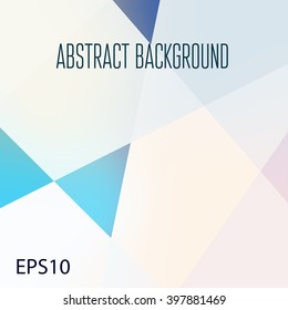 light background of geometric shapes