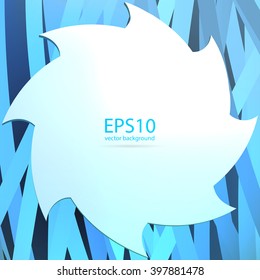 light background of geometric shapes
