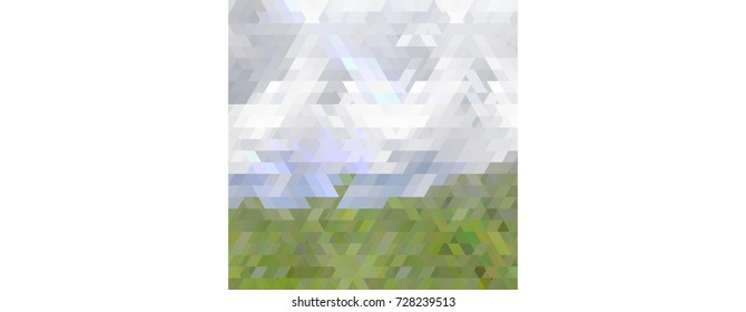 light background of geometric shapes. abstraction