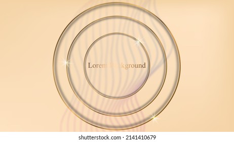 light background with golden circles. modern background. vector illustration. eps 10