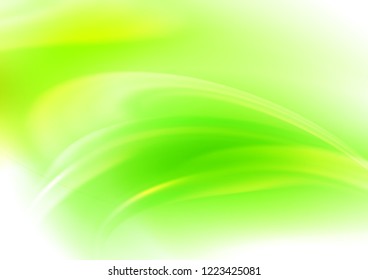 Light background  with  green  light blurred spots . The illustration contains transparency and effects. EPS10