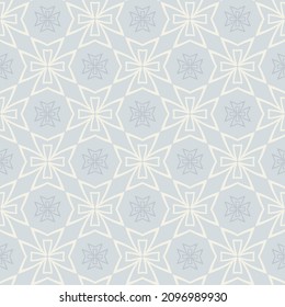 Imagen de fondo claro con adornos decorativos de estilo indio. Revestimiento de textura de tela, papel de pared sin soldadura. Ilustración del vector