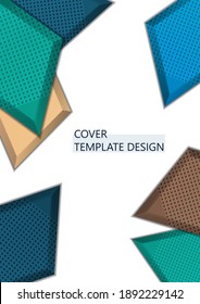 Light background with multicolor rhombuses. Abstract background for your design. Modern vector illustration.
