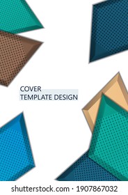 Light background with multicolor rhombuses. Abstract background for your design. Modern vector illustration.