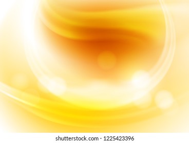 Light background  with orange  light blurred spots and  bokeh. The illustration contains transparency and effects. EPS10