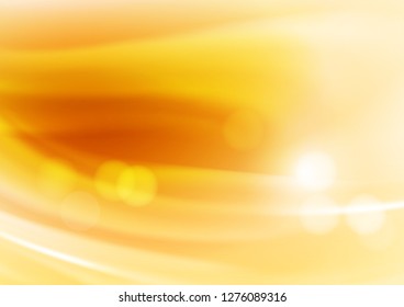 Light background  with orange  light blurred spots and  bokeh. The illustration contains transparency and effects. EPS10