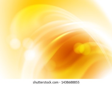 Light background  with orange  light blurred spots and  bokeh. The illustration contains transparency and effects. EPS10