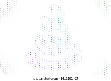 Light background with polygonal style. Abstract gradient illustration with triangles. Modern template for landing page.
