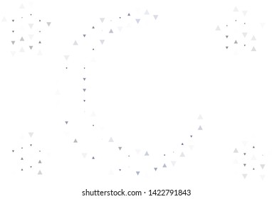 Light background with polygonal style. Beautiful illustration with triangles in nature style. Modern template for landing page.