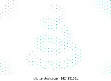 Light background with polygonal style. Decorative design in abstract style with triangles. Smart design for your adverts.