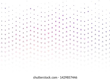 Light background with polygonal style. Decorative design in abstract style with triangles. Modern template for landing page.