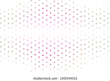 Light background with polygonal style. Decorative design in abstract style with triangles. Best design for poster, banner.