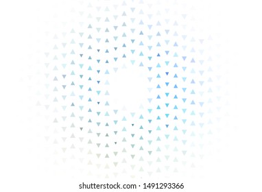 Light background with polygonal style. Decorative design in abstract style with triangles. Pattern for commercials.