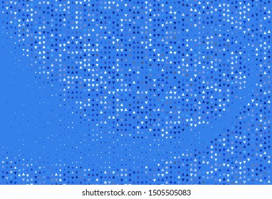 Light background with polygonal style. Decorative design in abstract style with triangles. Pattern for commercials.