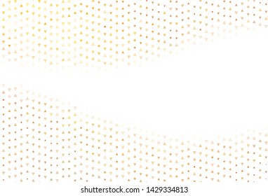 Light background with polygonal style. Glitter abstract illustration with triangular shapes. Pattern for booklets, leaflets