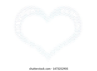 Light background with polygonal style. Glitter abstract illustration with triangular shapes. Pattern for commercials.
