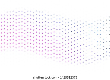 Light background with polygonal style. Illustration with set of colorful triangles. Best design for poster, banner.