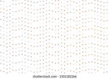 Light background with polygonal style. Illustration with set of colorful triangles. Pattern for websites.