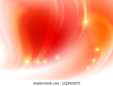 Light background  with red  blurred spots and  bokeh. The illustration contains transparency and effects. EPS10