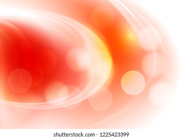 Light background  with red  blurred spots and  bokeh. The illustration contains transparency and effects. EPS10