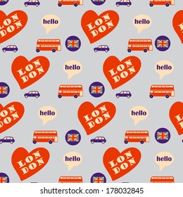 light background with red bus