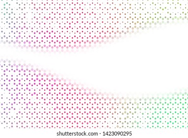 Light background with spots. Abstract illustration with colored bubbles in nature style. Pattern for beautiful websites.
