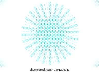 Light background with spots. Blurred decorative design in abstract style with bubbles. Pattern for futuristic ad, booklets.