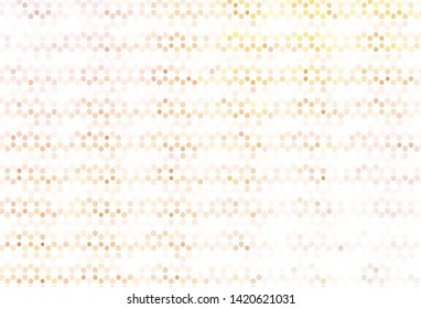 Light background with spots. Glitter abstract illustration with blurred drops of rain. New template for your brand book.