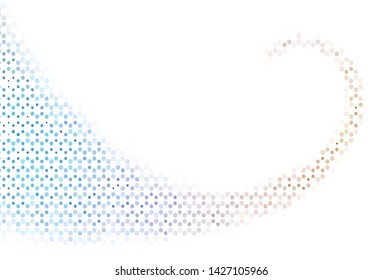 Light background with spots. Glitter abstract illustration with blurred drops of rain. Pattern for ads, leaflets.