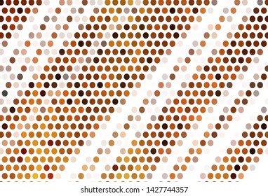 Light background with spots. Illustration with set of shining colorful abstract circles. Pattern for textures of wallpapers.